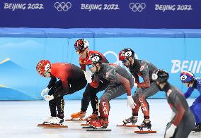 (BEIJING2022)CHINA-BEIJING-OLYMPIC WINTER GAMES-SHORT TRACK SPEED SKATING-MEN'S 5,000M RELAY-SEMIFINAL (CN)