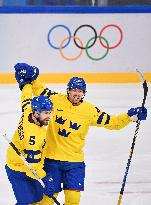 (BEIJING2022)CHINA-BEIJING-OLYMPIC WINTER GAMES-ICE HOCKEY-MEN'S PRELIMINARY-SWE VS SVK (CN)