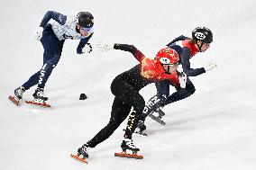 (BEIJING2022)CHINA-BEIJING-OLYMPIC WINTER GAMES-SHORT TRACK SPEED SKATING-MEN'S 500M-HEAT (CN)