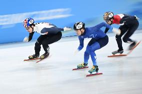 (BEIJING2022)CHINA-BEIJING-OLYMPIC WINTER GAMES-SHORT TRACK SPEED SKATING-MEN'S 500M-HEAT (CN)