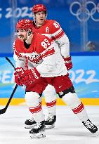 (BEIJING2022)CHINA-BEIJING-OLYMPIC WINTER GAMES-ICE HOCKEY-MEN'S PRELIMINARY-SUI VS DEN(CN)