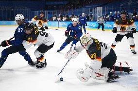 (BEIJING2022)CHINA-BEIJING-OLYMPIC WINTER GAMES-ICE HOCKEY-MEN'S PRELIMINARY-USA VS GER(CN)
