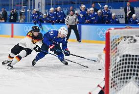 (BEIJING2022)CHINA-BEIJING-OLYMPIC WINTER GAMES-ICE HOCKEY-MEN'S PRELIMINARY-USA VS GER(CN)