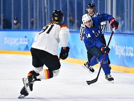 (BEIJING2022)CHINA-BEIJING-OLYMPIC WINTER GAMES-ICE HOCKEY-MEN'S PRELIMINARY-USA VS GER(CN)