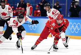 (BEIJING2022)CHINA-BEIJING-OLYMPIC WINTER GAMES-ICE HOCKEY-MEN'S PRELIMINARY-CHN VS CAN(CN)