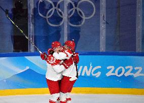 (BEIJING2022)CHINA-BEIJING-OLYMPIC WINTER GAMES-ICE HOCKEY-MEN'S PRELIMINARY-SUI VS DEN(CN)