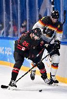 (BEIJING2022)CHINA-BEIJING-OLYMPIC WINTER GAMES-ICE HOCKEY-MEN'S PRELIMINARY-CANADA VS GERMANY (CN)