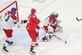 (BEIJING2022)CHINA-BEIJING-OLYMPIC WINTER GAMES-ICE HOCKEY-MEN'S PRELIMINARY-CZE VS ROC(CN)