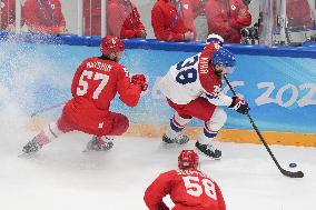 (BEIJING2022)CHINA-BEIJING-OLYMPIC WINTER GAMES-ICE HOCKEY-MEN'S PRELIMINARY-CZE VS ROC(CN)