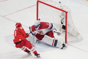 (BEIJING2022)CHINA-BEIJING-OLYMPIC WINTER GAMES-ICE HOCKEY-MEN'S PRELIMINARY-CZE VS ROC(CN)