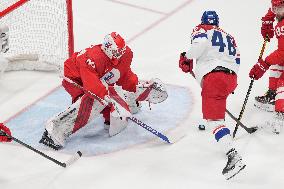 (BEIJING2022)CHINA-BEIJING-OLYMPIC WINTER GAMES-ICE HOCKEY-MEN'S PRELIMINARY-CZE VS ROC(CN)