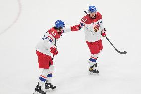 (BEIJING2022)CHINA-BEIJING-OLYMPIC WINTER GAMES-ICE HOCKEY-MEN'S PRELIMINARY-CZE VS ROC(CN)