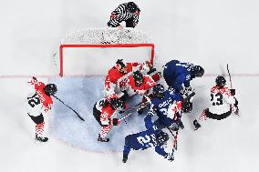 (BEIJING2022)CHINA-BEIJING-OLYMPIC WINTER GAMES-ICE HOCKEY-WOMEN'S QUATERFINALS-FIN VS JPN (CN)