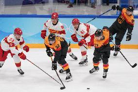 (BEIJING2022)CHINA-BEIJING-OLYMPIC WINTER GAMES-ICE HOCKEY-MEN'S PRELIMINARY-USA VS CAN(CN)