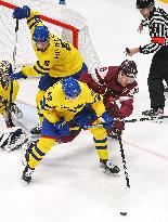 (BEIJING2022)CHINA-BEIJING-OLYMPIC WINTER GAMES-ICE HOCKEY-MEN'S PRELIMINARY-SWEDEN VS LATVIA (CN)