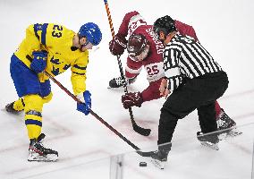 (BEIJING2022)CHINA-BEIJING-OLYMPIC WINTER GAMES-ICE HOCKEY-MEN'S PRELIMINARY-SWEDEN VS LATVIA (CN)