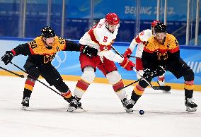 (BEIJING2022)CHINA-BEIJING-OLYMPIC WINTER GAMES-ICE HOCKEY-MEN'S PRELIMINARY-GER VS CHN(CN)