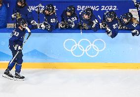 (BEIJING2022)CHINA-BEIJING-OLYMPIC WINTER GAMES-ICE HOCKEY-WOMEN'S QUATERFINALS-FIN VS JPN (CN)