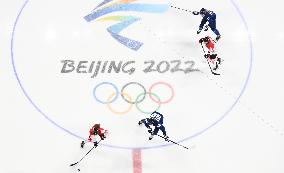 (BEIJING2022)CHINA-BEIJING-OLYMPIC WINTER GAMES-ICE HOCKEY-WOMEN'S QUATERFINALS-FIN VS JPN (CN)