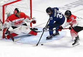 (BEIJING2022)CHINA-BEIJING-OLYMPIC WINTER GAMES-ICE HOCKEY-WOMEN'S QUATERFINALS-FIN VS JPN (CN)