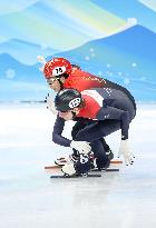(BEIJING2022)CHINA-BEIJING-OLYMPIC WINTER GAMES-SHORT TRACK SPEED SKATING-MEN'S 500M-HEAT (CN)
