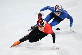 (BEIJING2022)CHINA-BEIJING-OLYMPIC WINTER GAMES-SHORT TRACK SPEED SKATING-MEN'S 500M-HEAT (CN)