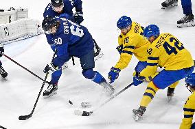 (BEIJING2022)CHINA-BEIJING-OLYMPIC WINTER GAMES-ICE HOCKEY-MEN'S PRELIMINARY-FIN VS SWE(CN)