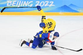 (BEIJING2022)CHINA-BEIJING-OLYMPIC WINTER GAMES-ICE HOCKEY-MEN'S PRELIMINARY-SWE VS SVK (CN)