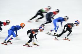 (BEIJING2022)CHINA-BEIJING-OLYMPIC WINTER GAMES-SHORT TRACK SPEED SKATING-MEN'S 5,000M RELAY-SEMIFINAL (CN)