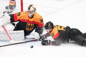 (BEIJING2022)CHINA-BEIJING-OLYMPIC WINTER GAMES-ICE HOCKEY-MEN'S PRELIMINARY-GER VS CHN(CN)