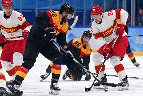 (BEIJING2022)CHINA-BEIJING-OLYMPIC WINTER GAMES-ICE HOCKEY-MEN'S PRELIMINARY-GER VS CHN(CN)