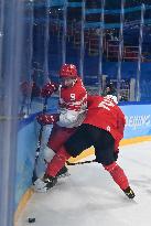 (BEIJING2022)CHINA-BEIJING-OLYMPIC WINTER GAMES-ICE HOCKEY-MEN'S PRELIMINARY-SUI VS DEN(CN)