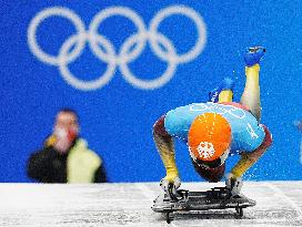 (BEIJING2022)CHINA-BEIJING-OLYMPIC WINTER GAMES-SKELETON-MEN HEAT (CN)