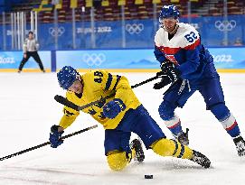 (BEIJING2022)CHINA-BEIJING-OLYMPIC WINTER GAMES-ICE HOCKEY-MEN'S PRELIMINARY-SWE VS SVK (CN)