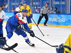 (BEIJING2022)CHINA-BEIJING-OLYMPIC WINTER GAMES-ICE HOCKEY-MEN'S PRELIMINARY-SWE VS SVK (CN)