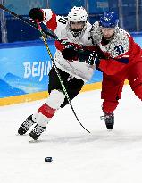 (BEIJING2022)CHINA-BEIJING-OLYMPIC WINTER GAMES-ICE HOCKEY-MEN'S PRELIMINARY-CZE VS SUI (CN)