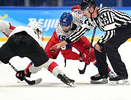 (BEIJING2022)CHINA-BEIJING-OLYMPIC WINTER GAMES-ICE HOCKEY-MEN'S PRELIMINARY-CZE VS SUI (CN)