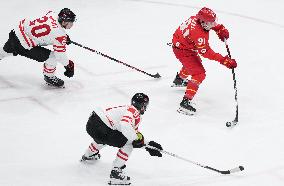 (BEIJING2022)CHINA-BEIJING-OLYMPIC WINTER GAMES-ICE HOCKEY-MEN'S PRELIMINARY-CHN VS CAN(CN)