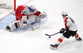 (BEIJING2022)CHINA-BEIJING-OLYMPIC WINTER GAMES-ICE HOCKEY-MEN'S PRELIMINARY-CZE VS SUI (CN)