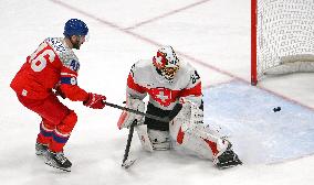 (BEIJING2022)CHINA-BEIJING-OLYMPIC WINTER GAMES-ICE HOCKEY-MEN'S PRELIMINARY-CZE VS SUI (CN)