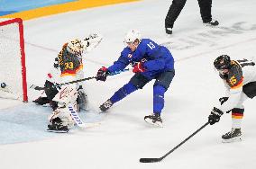 (BEIJING2022)CHINA-BEIJING-OLYMPIC WINTER GAMES-ICE HOCKEY-MEN'S PRELIMINARY-USA VS GER(CN)