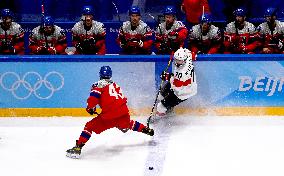 (BEIJING2022)CHINA-BEIJING-OLYMPIC WINTER GAMES-ICE HOCKEY-MEN'S PRELIMINARY-CZE VS SUI (CN)