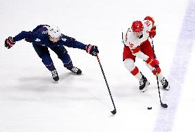 (BEIJING2022)CHINA-BEIJING-OLYMPIC WINTER GAMES-ICE HOCKEY-MEN'S PRELIMINARY-U.S. VS CHINA (CN)