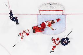 (BEIJING2022)CHINA-BEIJING-OLYMPIC WINTER GAMES-ICE HOCKEY-MEN'S PRELIMINARY-U.S. VS CHINA (CN)