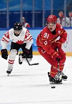 (BEIJING2022)CHINA-BEIJING-OLYMPIC WINTER GAMES-ICE HOCKEY-MEN'S PRELIMINARY-CHN VS CAN(CN)