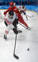 (BEIJING2022)CHINA-BEIJING-OLYMPIC WINTER GAMES-ICE HOCKEY-MEN'S PRELIMINARY-CHN VS CAN(CN)