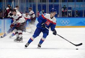 (BEIJING2022)CHINA-BEIJING-OLYMPIC WINTER GAMES-ICE HOCKEY-MEN'S PRELIMINARY-SVK VS LAT(CN)