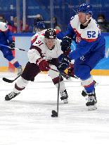 (BEIJING2022)CHINA-BEIJING-OLYMPIC WINTER GAMES-ICE HOCKEY-MEN'S PRELIMINARY-SVK VS LAT(CN)