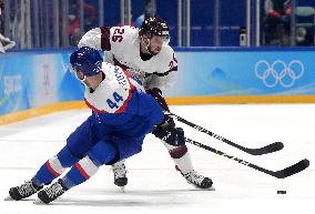 (BEIJING2022)CHINA-BEIJING-OLYMPIC WINTER GAMES-ICE HOCKEY-MEN'S PRELIMINARY-SVK VS LAT(CN)