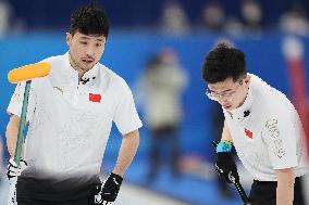 (BEIJING2022)CHINA-BEIJING-WINTER OLYMPIC GAMES-CURLING-MEN'S ROUND ROBIN-CHN VS DEN (CN)